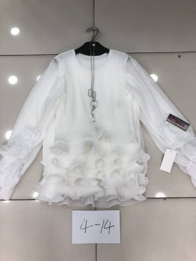 Bluzka dziewczęca 1791 1 kolor  4-14 1