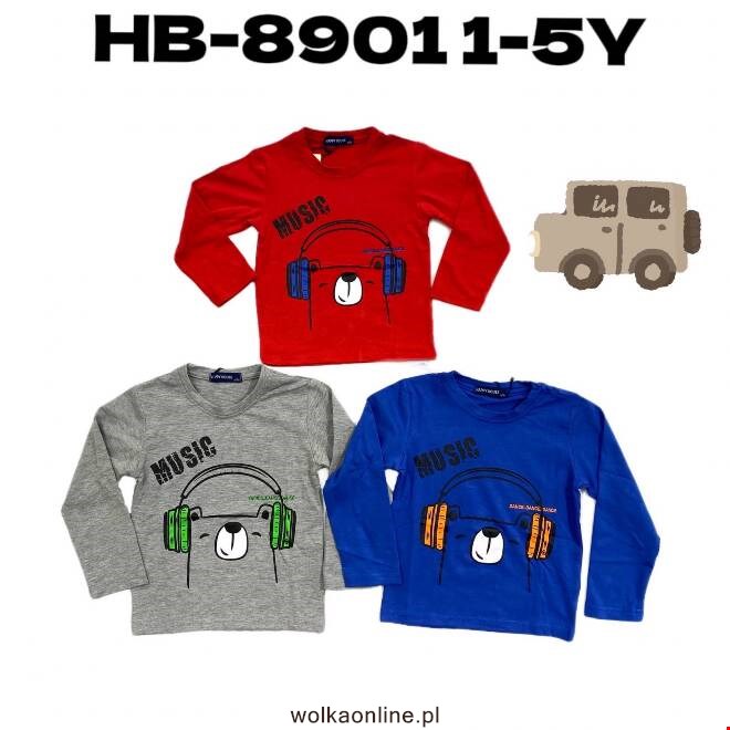 Bluzka chłopięca HB-8901 Mix KOLOR  1-5