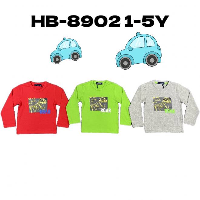 Bluzka chłopięca HB-8902 Mix KOLOR  1-5