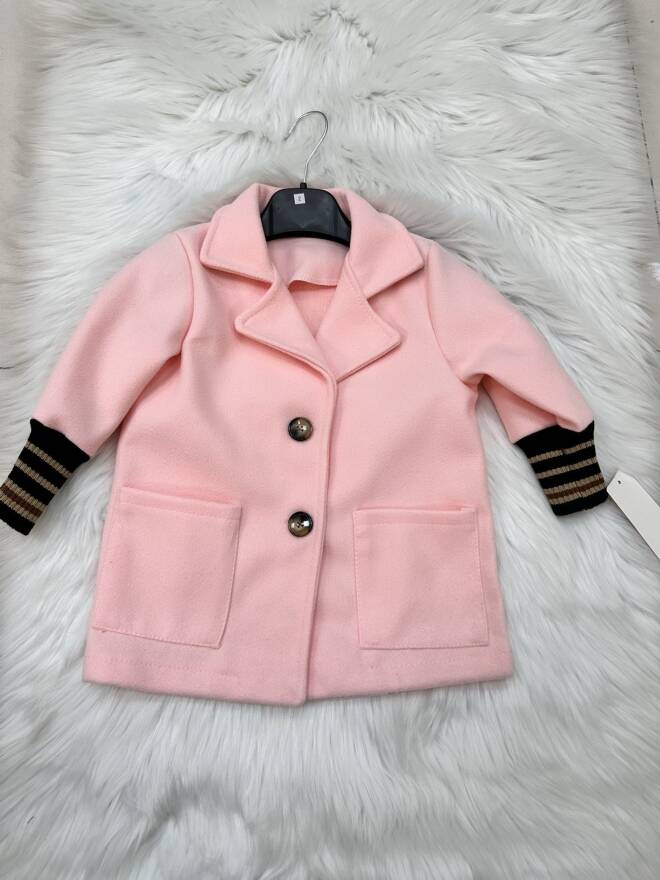 Płaszcze dziewczęce 1817 1 kolor  1-6 1