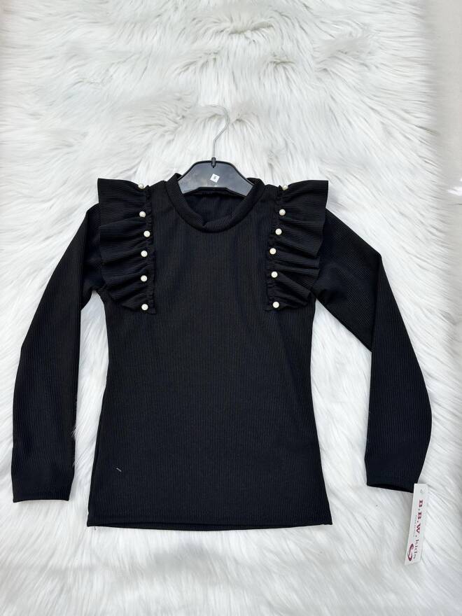 Bluzka dziewczęca 1825 1 kolor  4-14 1