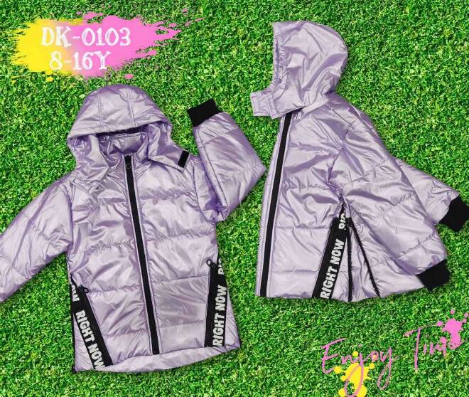 Kurtka wiosena  dziewczęca DK0103 1 kolor  8-16 1