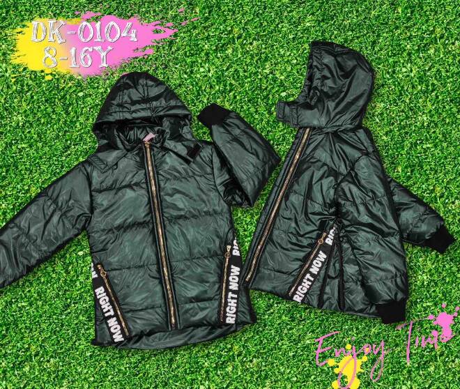 Kurtka wiosena  dziewczęca DK0104 1 kolor  8-16