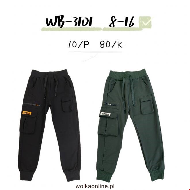 Spodnie dresowe chłopięce WB-3101 Mix KOLOR  8-16