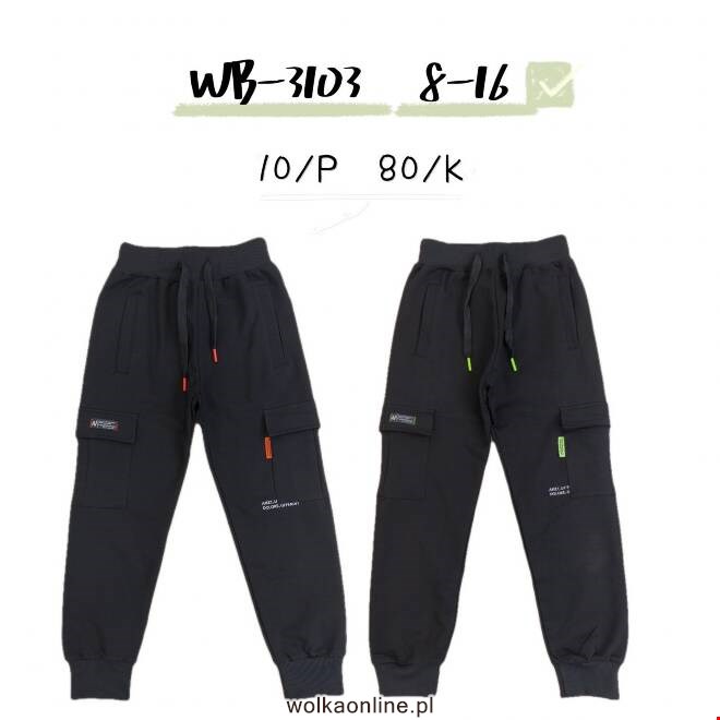 Spodnie dresowe chłopięce WB-3103 Mix KOLOR  8-16