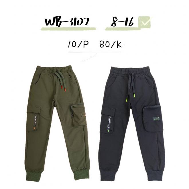 Spodnie dresowe chłopięce WB-3102 Mix KOLOR  8-16 1