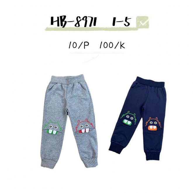Spodnie dresowe chłopięce HB-8971 Mix KOLOR  1-5