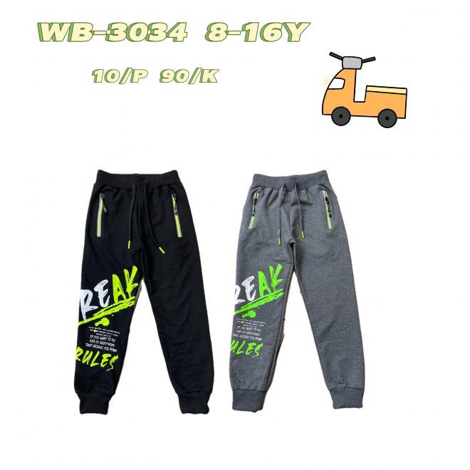 Spodnie dresowe chłopięce WB-3034 Mix KOLOR  8-16 1