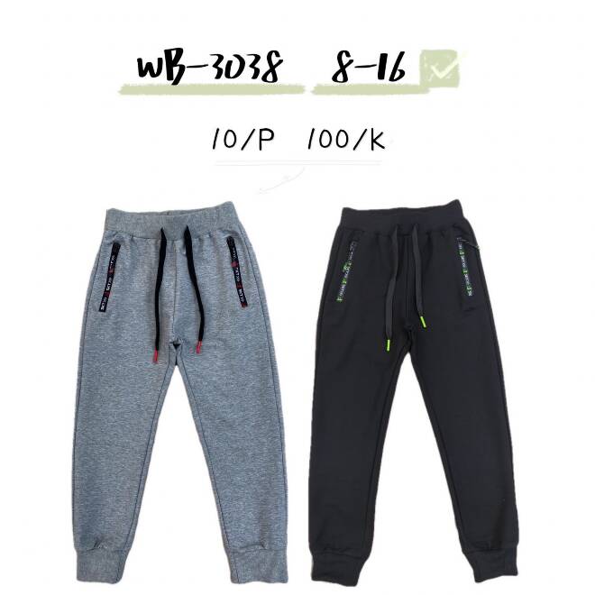 Spodnie dresowe chłopięce WB-3038 Mix KOLOR  8-16 1
