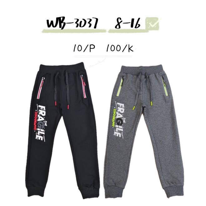 Spodnie dresowe chłopięce WB-3037 Mix KOLOR  8-16