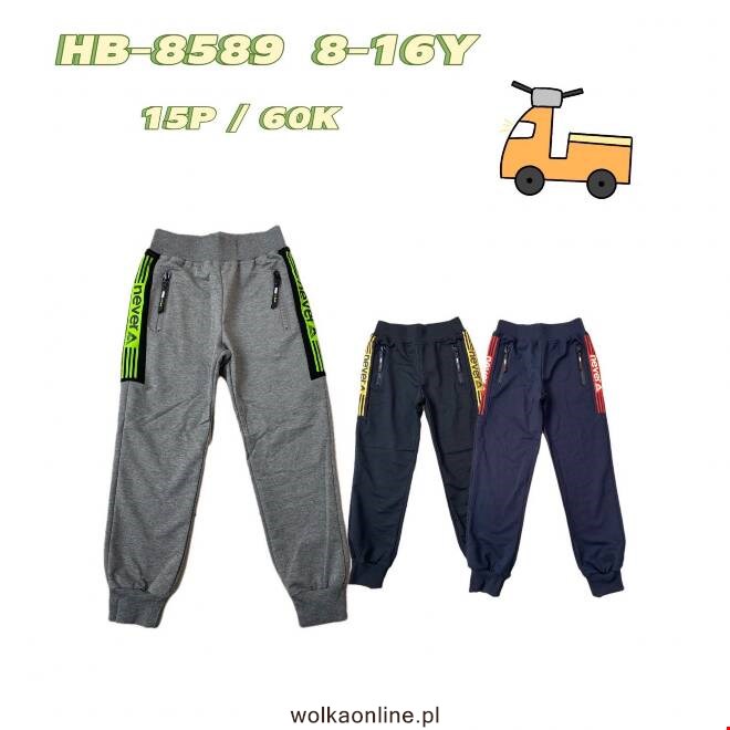Spodnie dresowe chłopięce HB8589 Mix KOLOR  8-16