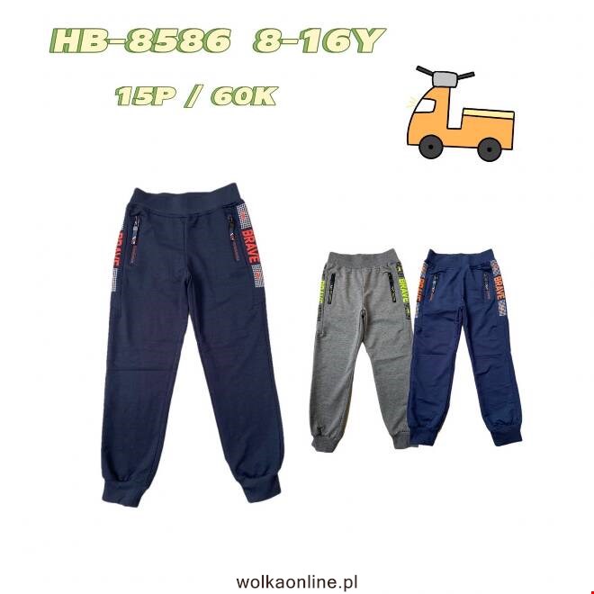 Spodnie dresowe chłopięce HB8586 Mix KOLOR  8-16