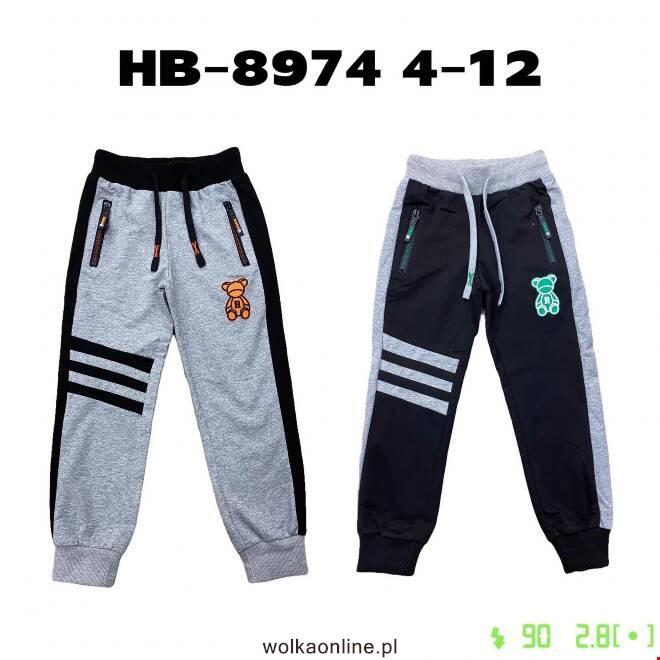 Spodnie dresowe chłopięce HB8974 Mix KOLOR  4-12