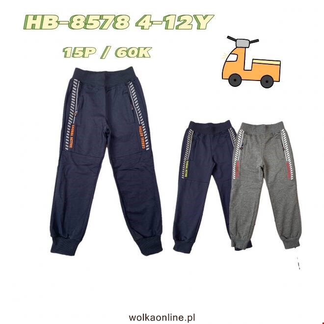 Spodnie dresowe chłopięce HB8578 Mix KOLOR  45-12