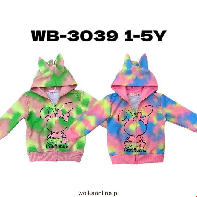 Bluza dziewczęca WB-3039 Mix KOLOR 1-5