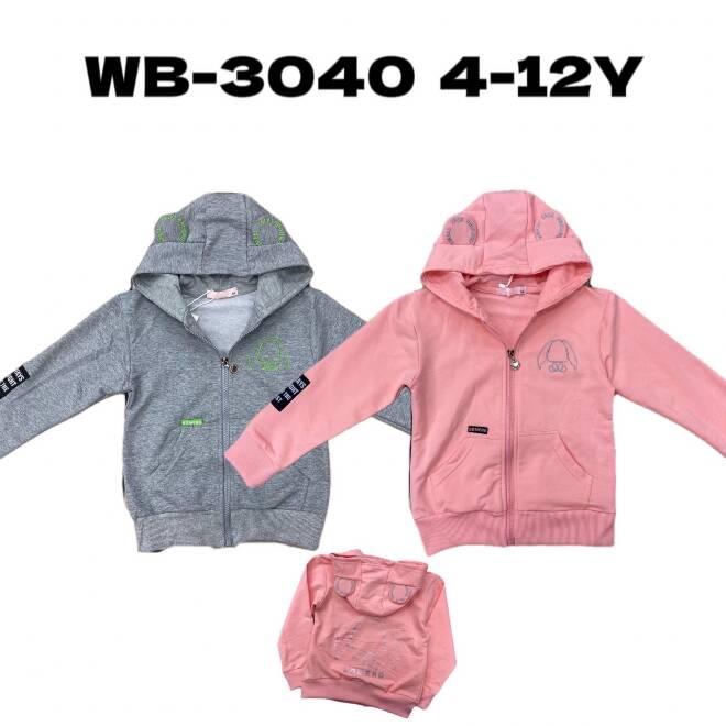 Bluza dziewczęca WB-3040 Mix KOLOR  4-12
