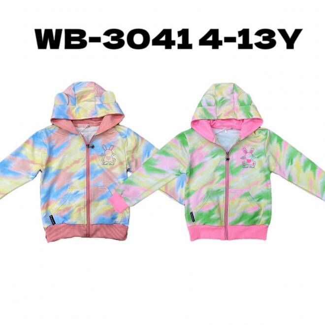Bluza dziewczęca WB-3041 Mix KOLOR  4-13