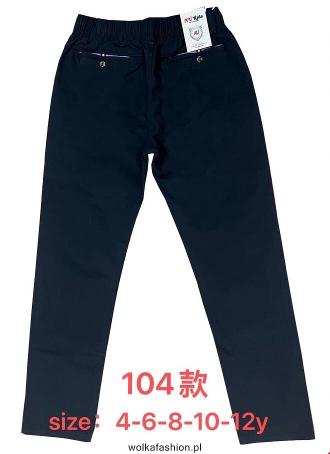 Spodnie  chłopięce 104 1 kolor  4-12