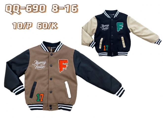 Bluza chłopięca QQ-690 1 kolor  8-16