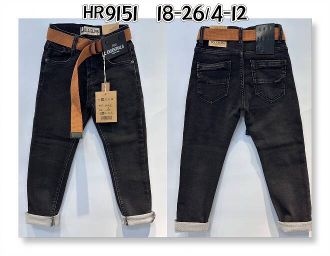 Jeansy chłopięce HR9151 1 kolor  4-12 1