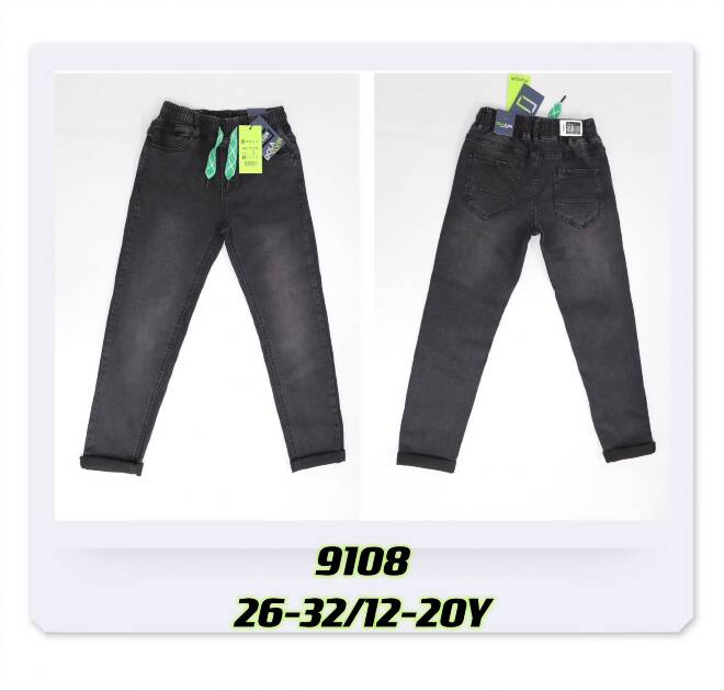 Jeansy chłopięce 9108 1 kolor  12-20