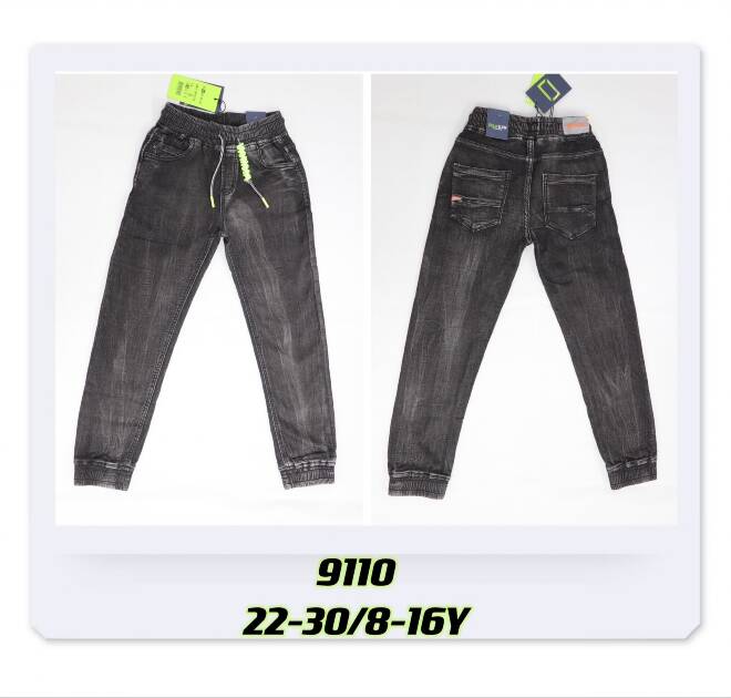 Jeansy chłopięce 9110 1 kolor  8-16 1