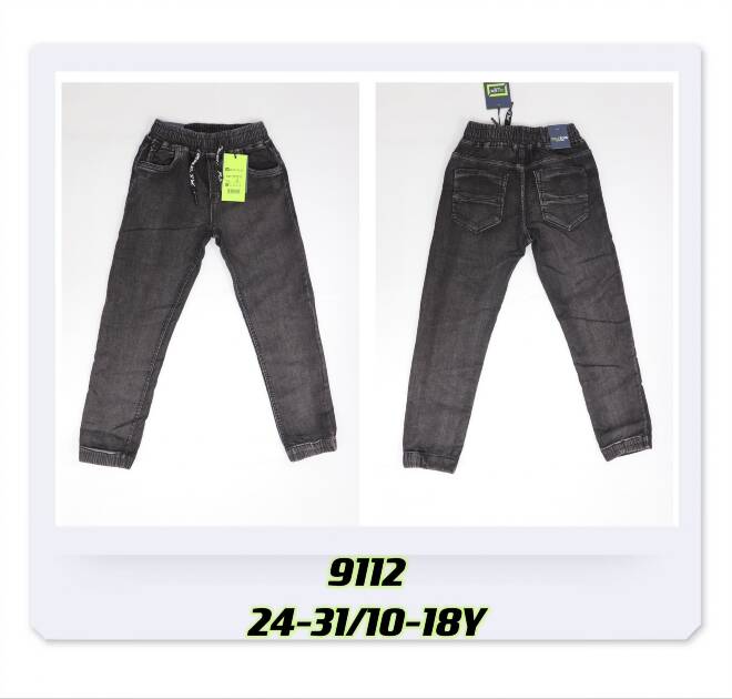 Jeansy chłopięce 9112 1 kolor  10-18