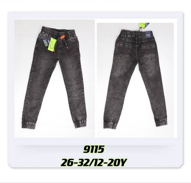 Jeansy chłopięce 9115 1 kolor  12-20