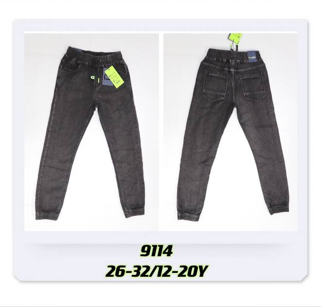 Jeansy chłopięce 9114 1 kolor  12-20