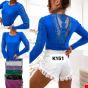 Sweter damskie K151 Mix kolor S/M-L/XL 1
