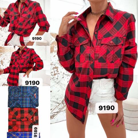 Koszula damskie 9190 Mix kolor 46-54 1