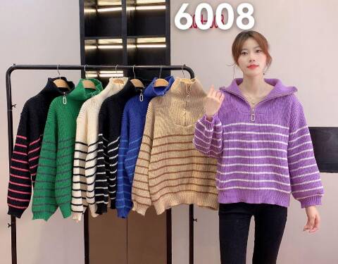 Sweter damskie 6008 Mix kolor Standard