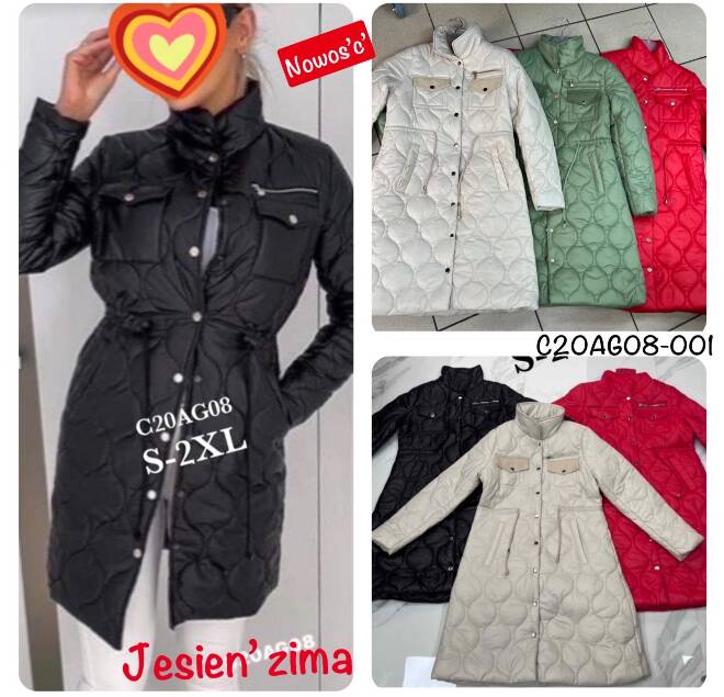 Kurtka wiosena damskie AG08 1 kolor  S-2XL(Towar China) 1