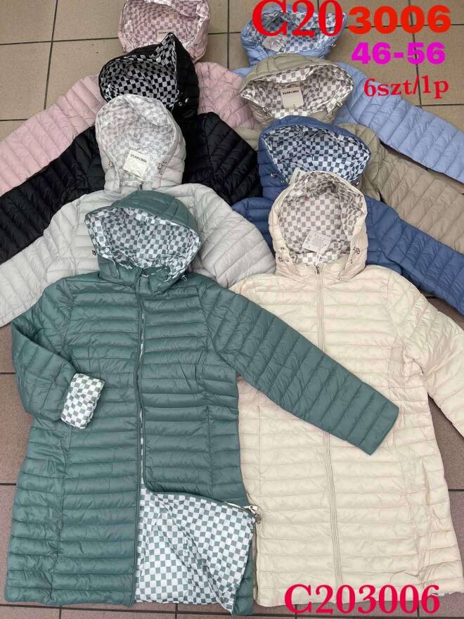 Kurtka wiosena damskie 3006 1 kolor  46-56(Towar China)