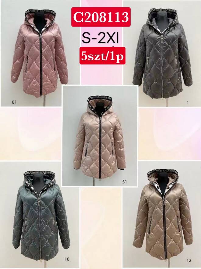 Kurtka wiosena damskie 8113 1 kolor  S-2XL(Towar China) 1