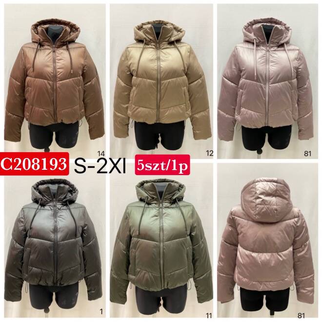 Kurtka wiosena damskie 8193 1 kolor  S-2XL(Towar China)