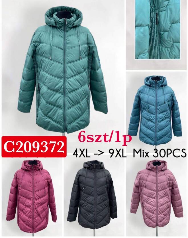 Kurtka wiosena damskie 9372 1 kolor  4XL-9XL(Towar China) 1