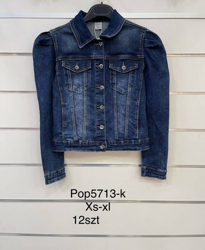 Kurtka jeansowa damskie POP5713 1 kolor  XS-XL 1
