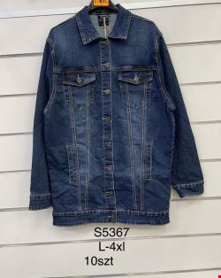 Kurtka jeansowa damskie S5367 1 kolor  L-4XL