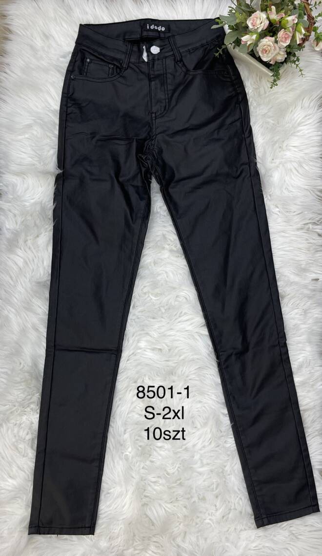 Spodnie skórzane damskie 8501-1 1 kolor  S-2XL 1