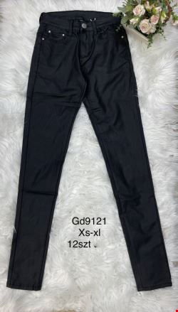 Spodnie skórzane damskie GD9121 1 kolor  XS-XL