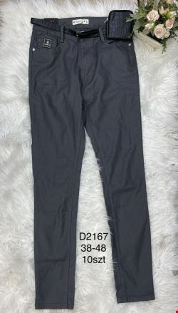 Spodnie skórzane damskie D2167 1 kolor  38-48