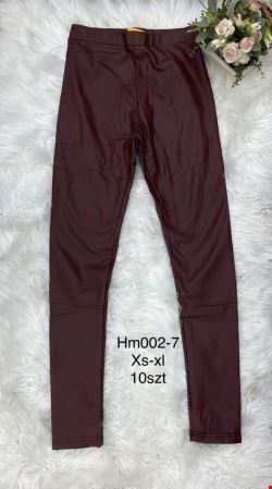 Spodnie skórzane damskie HM002-7 1 kolor  XS-XL