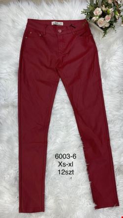 Spodnie skórzane damskie 6003-6 1 kolor  XS-XL