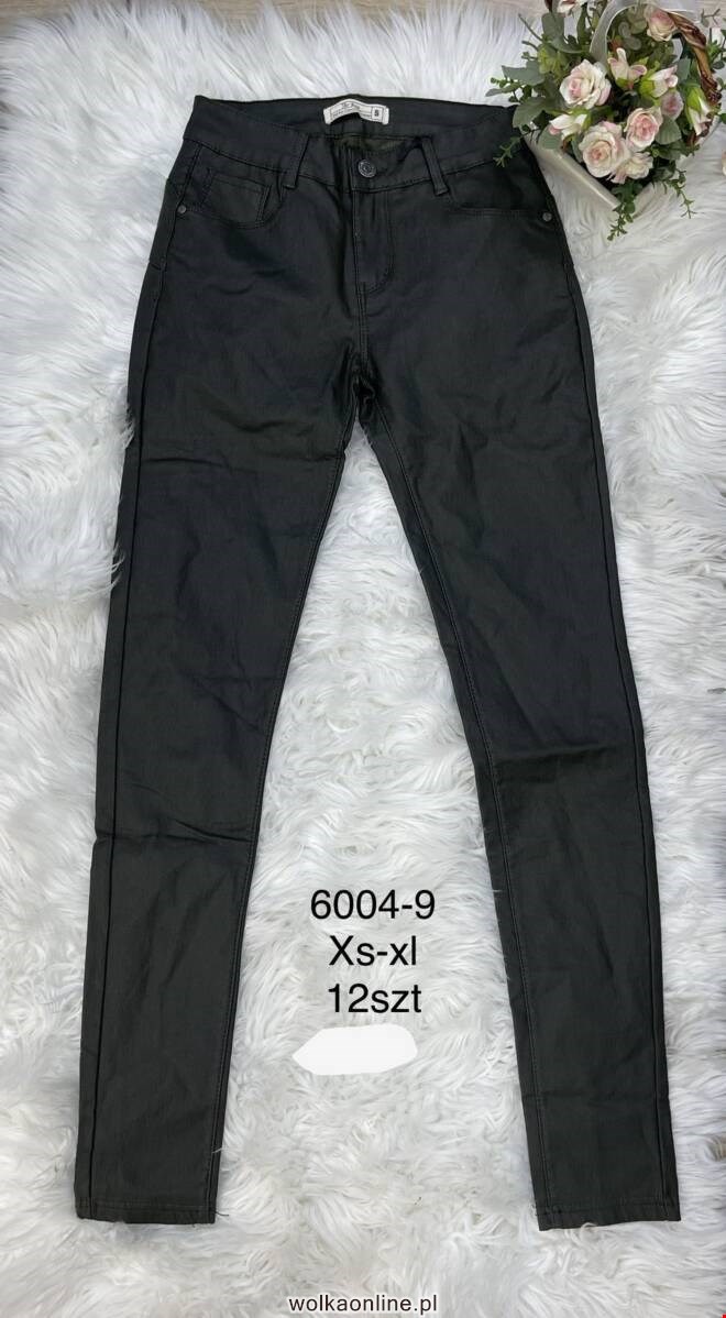 Spodnie skórzane damskie 6004-9 1 kolor  XS-XL