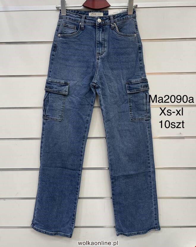 Spodnie skórzane damskie MA2090A 1 kolor  XS-XL