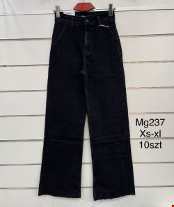 Spodnie skórzane damskie MG237 1 kolor  XS-XL