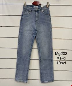 Spodnie skórzane damskie MG203 1 kolor  XS-XL