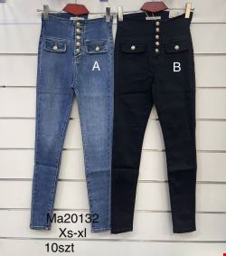 Spodnie skórzane damskie MA20132 1 kolor  XS-XL
