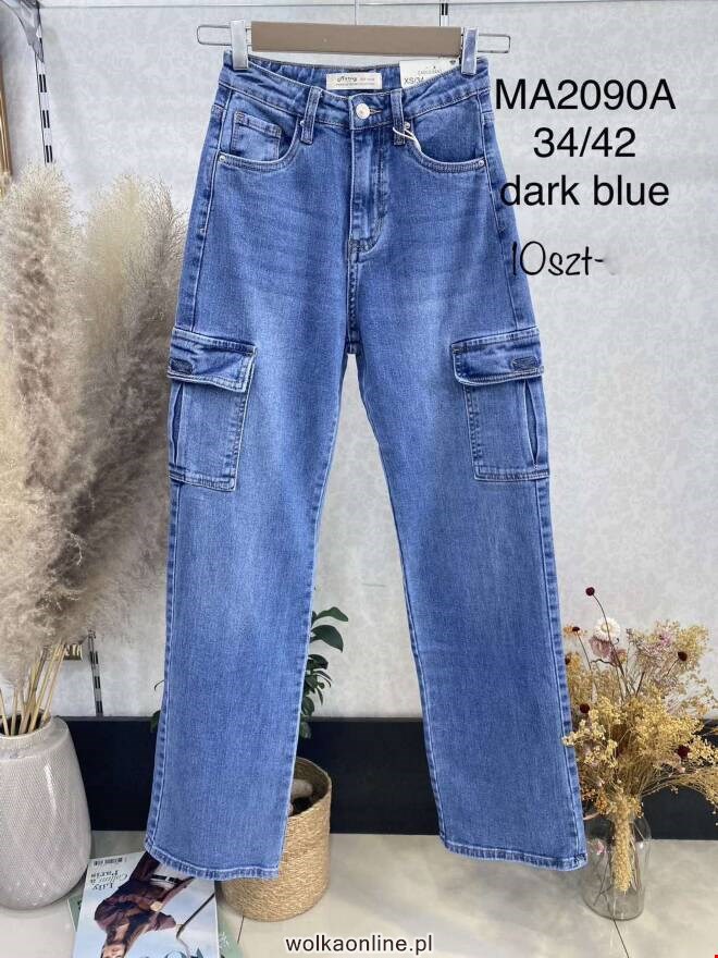 Jeansy damskie MA2090A 1 kolor  34-42
